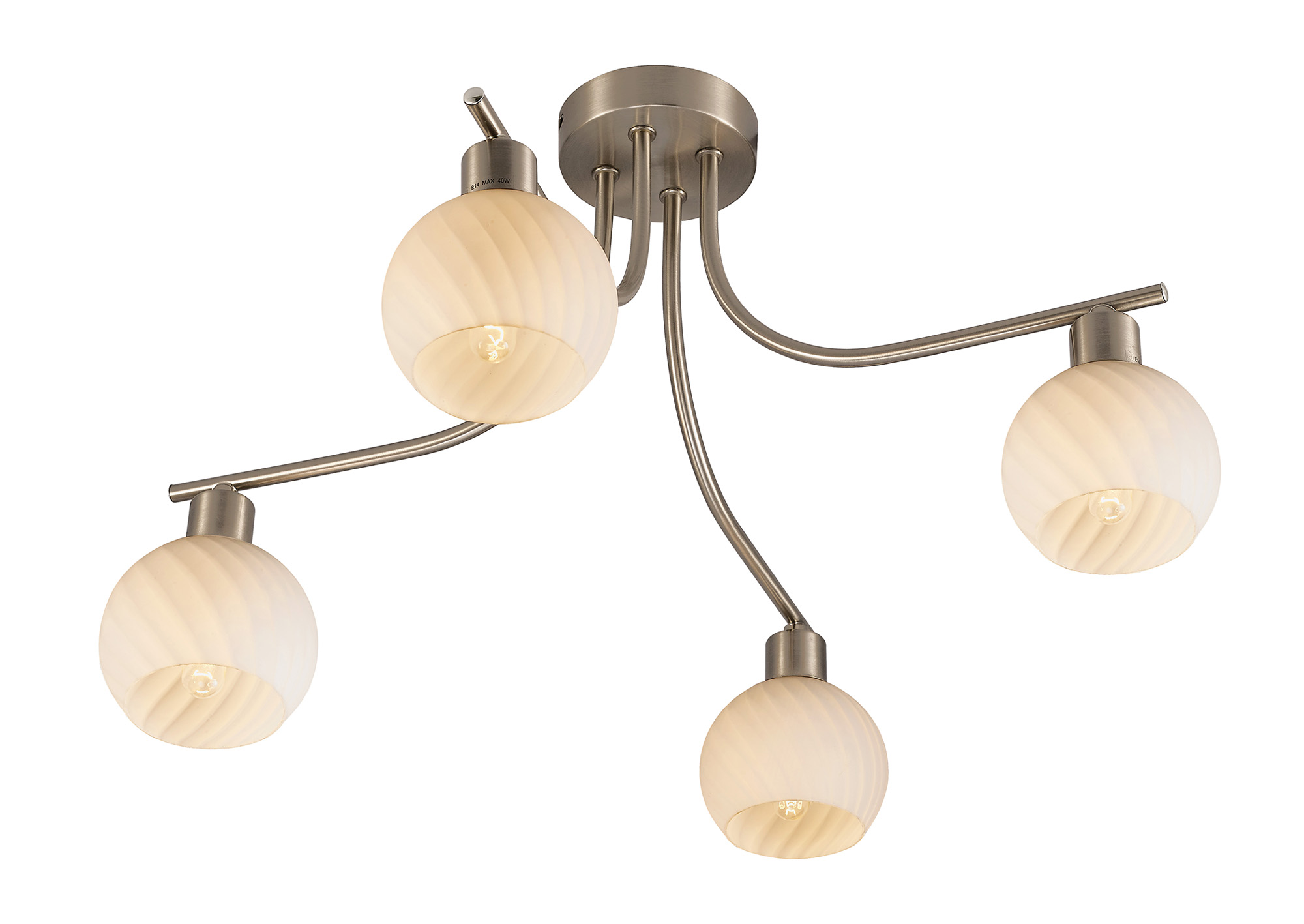 Carmen Ceiling Lights Deco Semi Flush Fittings